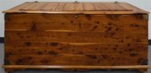 PINE CEDAR LINED PACKING TRUNK