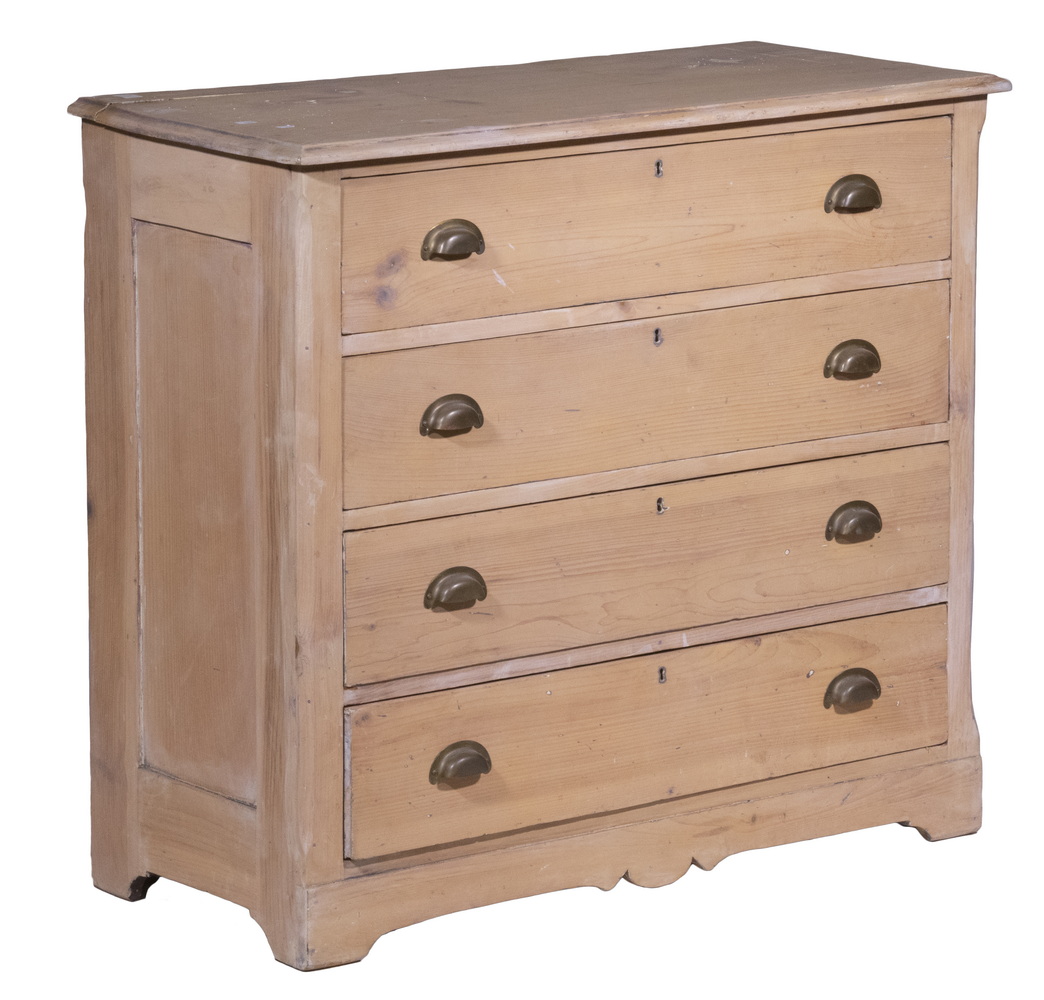 PINE CHEST OF DRAWERS Country