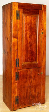 PINE CHIMNEY CUPBOARD, 19TH C.