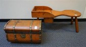 PINE COBBLER'S BENCH AND A SMA