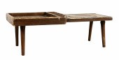Pine cobblers bench, leather s