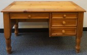 PINE COMPUTER DESK, 30 1/2 X 4