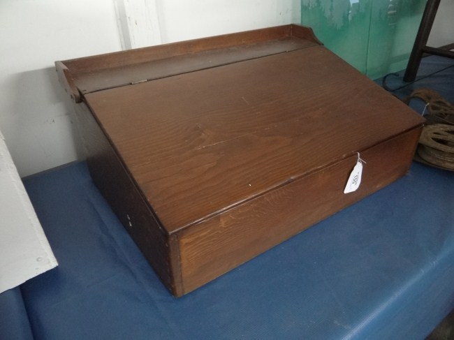 Pine counter top desk.