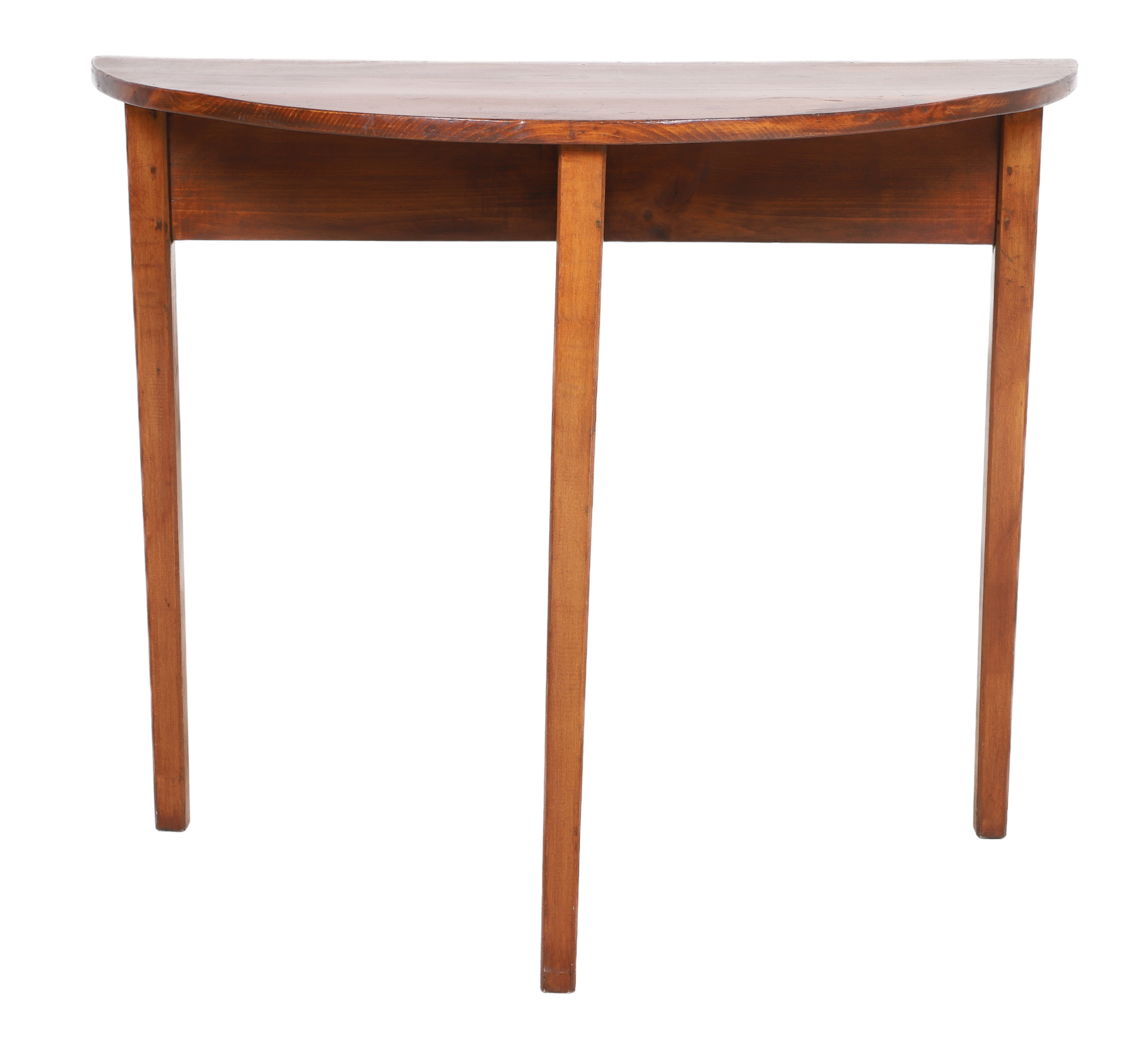 Pine Demilune Hepplewhite style
