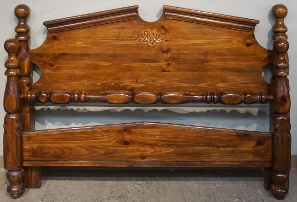 PINE DOUBLE DRESSER WITH MIRRORED