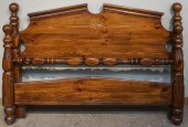 PINE DOUBLE DRESSER WITH MIRRO