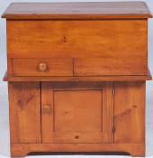 Pine Dough Bin American 19th c