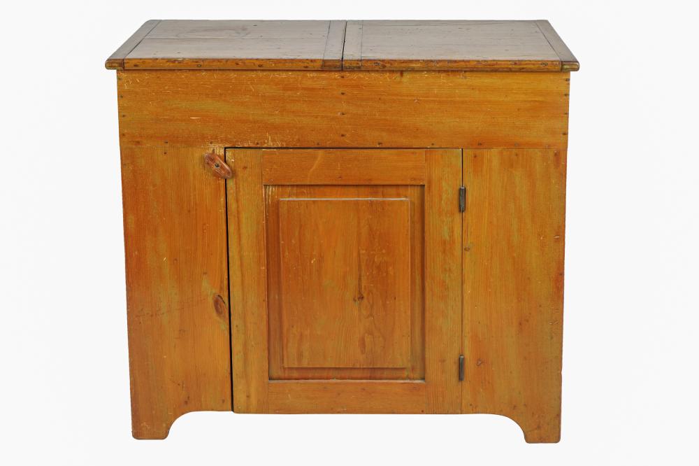 PINE DOUGH BIN CABINET19th