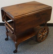PINE DROP LEAF TEA CART, 29 X