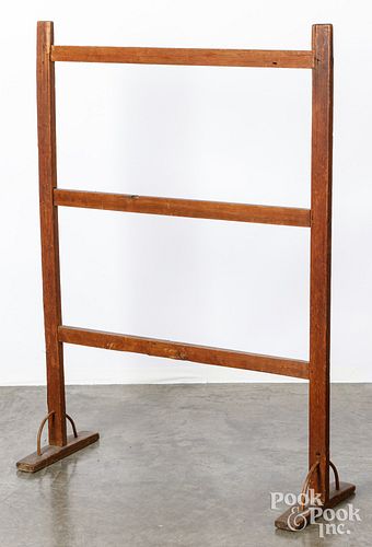 PINE DRYING RACK, 19TH C.Pine