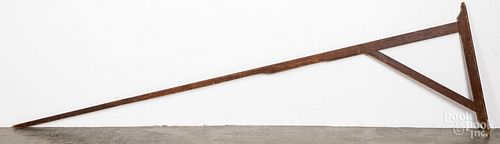 PINE DRYING RACK, 19TH C.Pine
