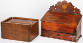 PINE HANGING BOX AND SLIDE LID