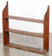 PINE HANGING SHELF, EARLY 19TH