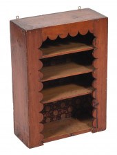 PINE HANGING SHELF EARLY 20TH