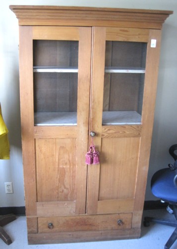 PINE KITCHEN CUPBOARD American c.