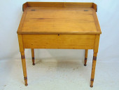 PINE LIFT TOP, SLANTED DESK, 3