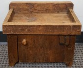 PINE MINIATURE DRY SINK, 13 X