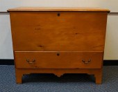 PINE MULE CHEST, 19TH CENTURY,