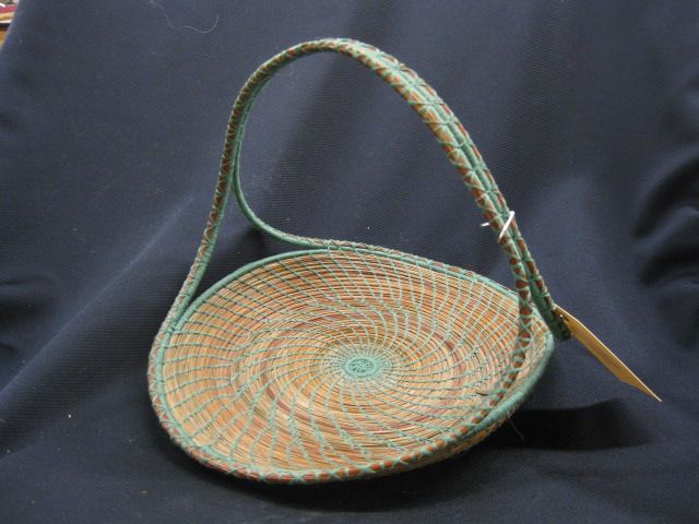 Pine Needle Basket fine threading