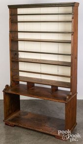PINE OPEN SHELF STEPBACK CUPBO