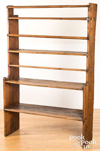 PINE OPEN SHELF STEPBACK