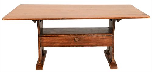 PINE RECTANGULAR TOP HUTCH