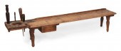 PINE SAILMAKER’S BENCH 19TH CE