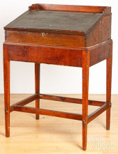 PINE SCHOOLMASTERS DESK ON FRA