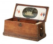 PINE SEA CAPTAIN'S TRUNK 19th