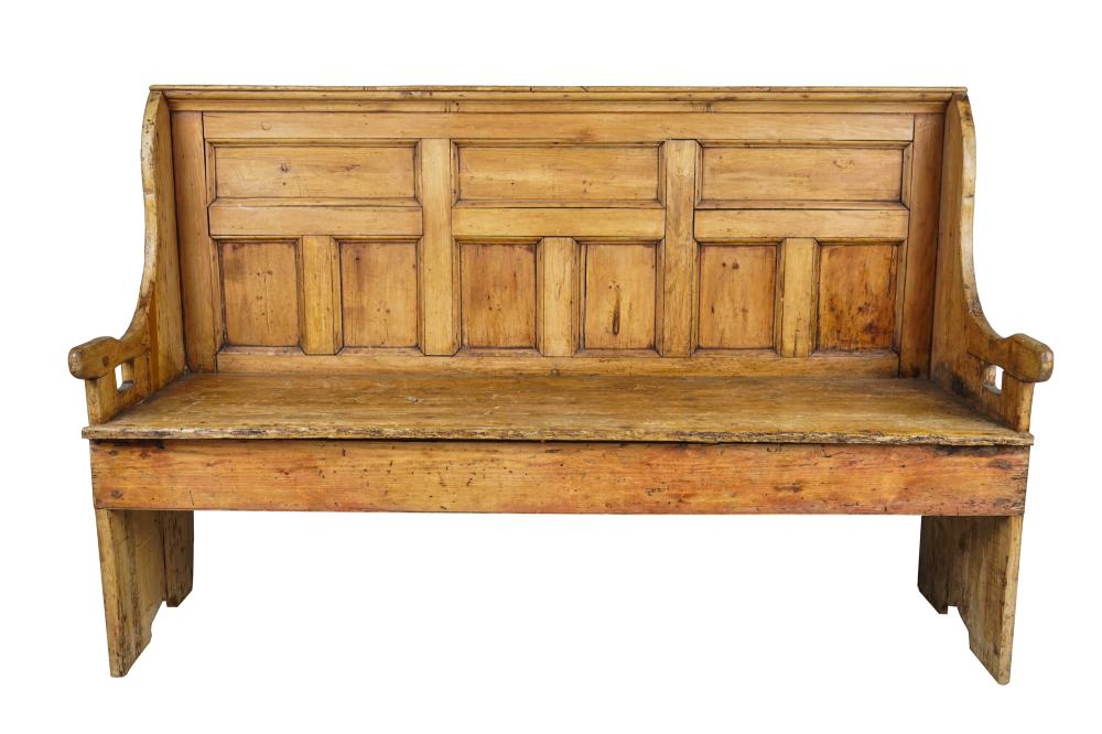 PINE SETTLE BENCH19th century, with