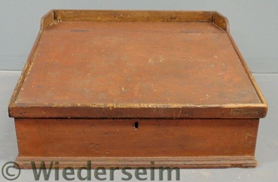 Pine tabletop slant-lid desk c.1830