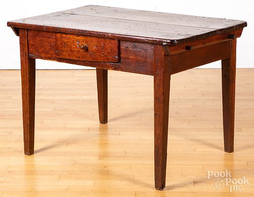PINE TAVERN TABLE, 19TH C.Pine