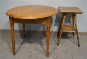 PINE TAVERN TABLE AND A SQUARE