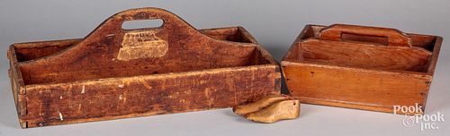 PINE TOOL CARRIER, 19TH C.Pine tool