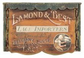 PINE TRADE SIGN "LAMOND & BEST