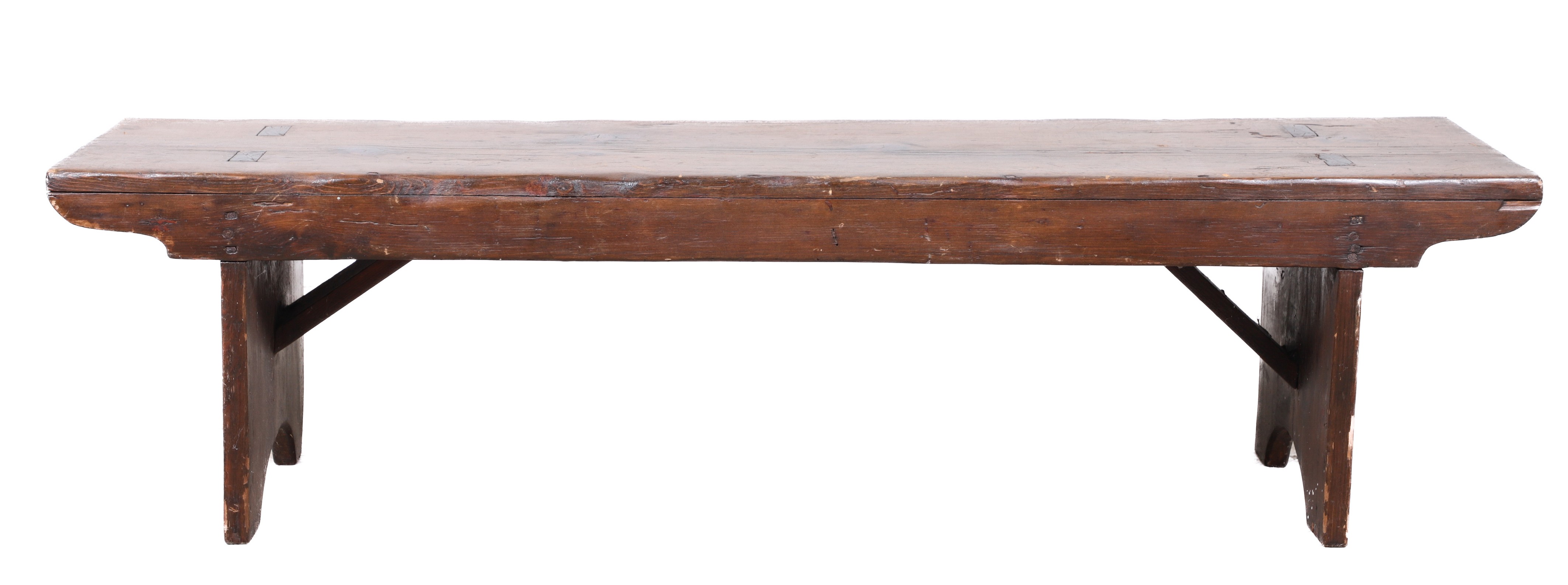Pine waterbench, through and