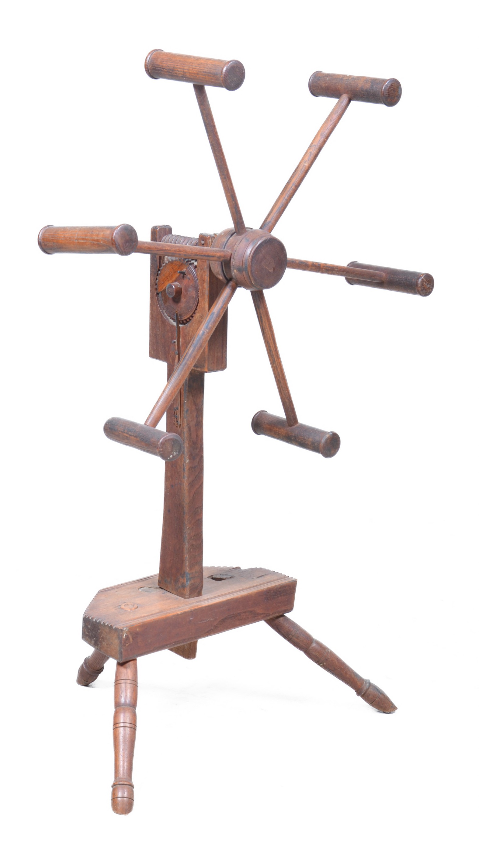 Pine yarn winder, 46"h