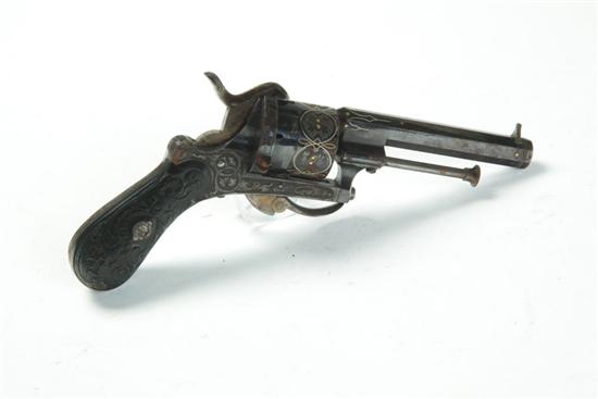 PINFIRE POCKET REVOLVER.  France or