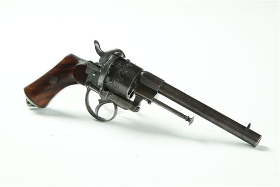 PINFIRE REVOLVER.  Double action 
