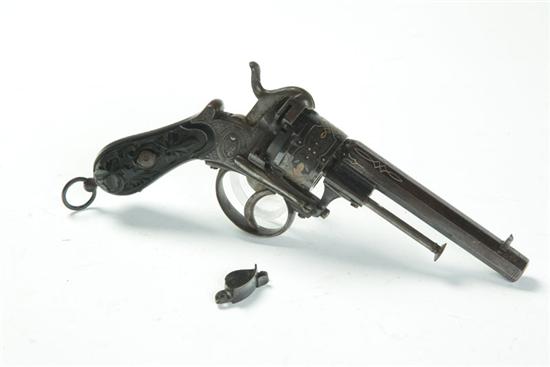 PINFIRE REVOLVER.  Double action 