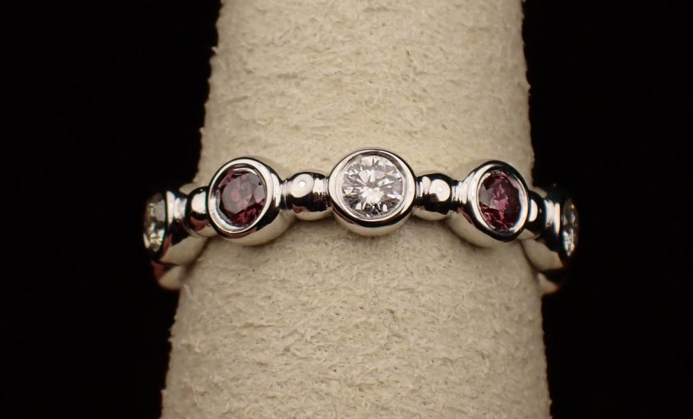 PINK AND WHITE DIAMOND ETERNITY