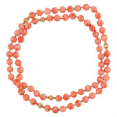 PINK ANGEL SKIN CORAL NECKLACE