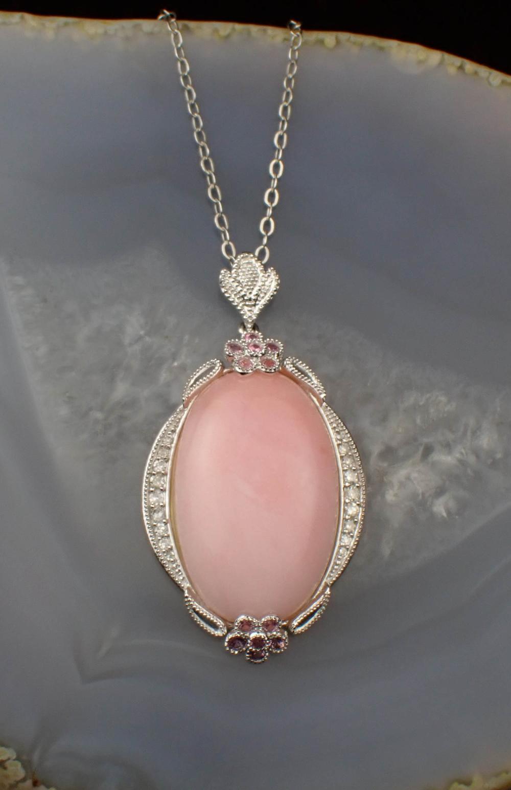 PINK CORAL AND FOURTEEN KARAT