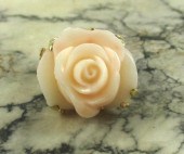 PINK CORAL AND FOURTEEN KARAT