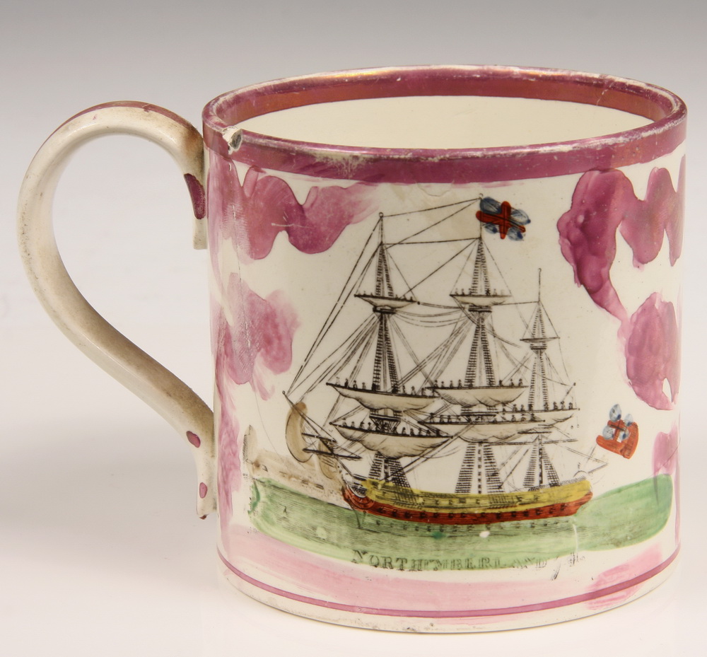 PINK LUSTRE TRANSFERWARE MUG - Pink