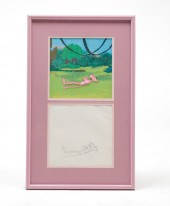 PINK PANTHER ANIMATION CEL AND