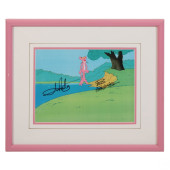 PINK PANTHER AUTOGRAPHED TV CA