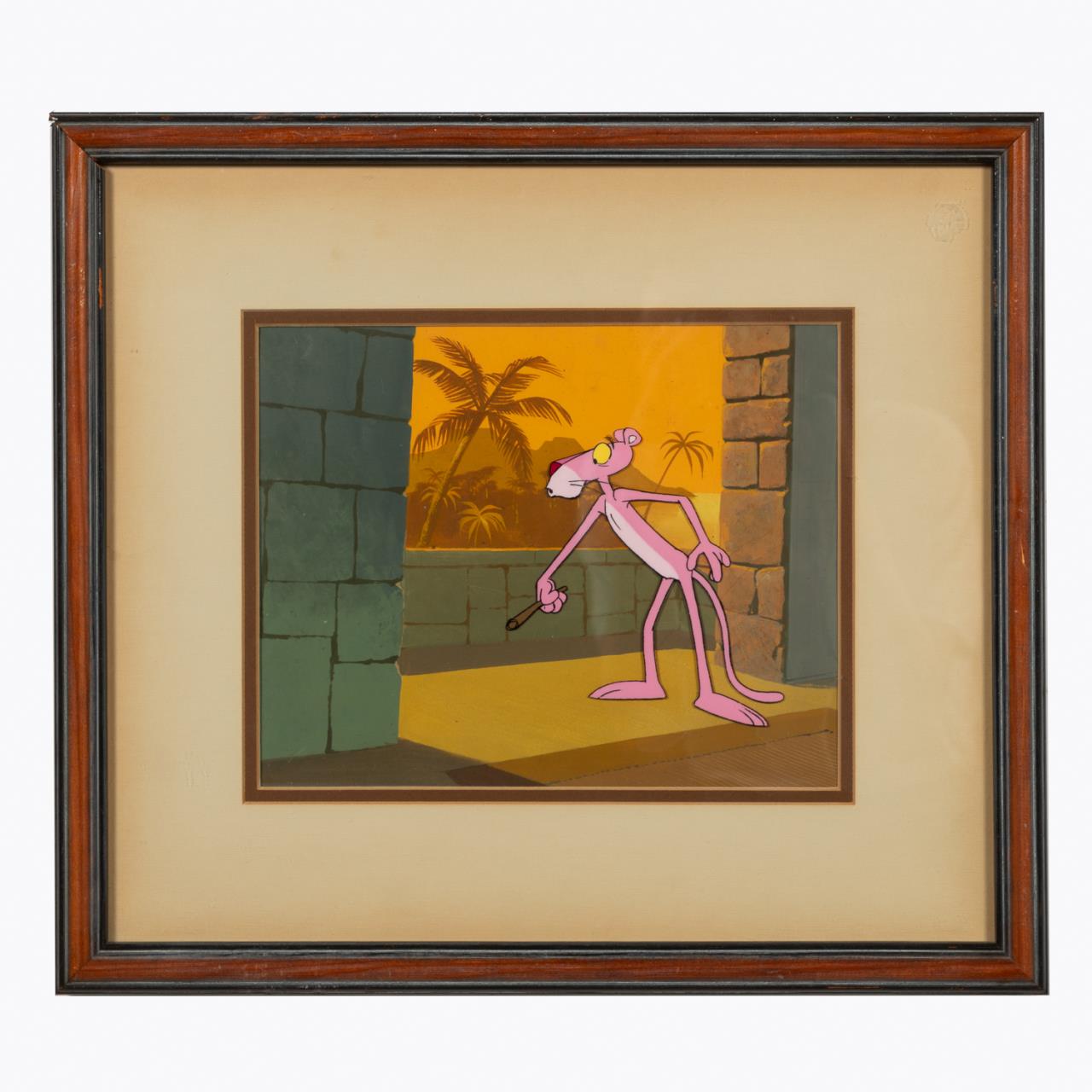 PINK PANTHER CARTOON FRAMED