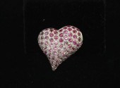 PINK SAPPHIRE AND EIGHTEEN KAR