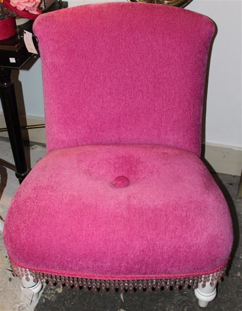 PINK SLIPPER CHAIR the generously